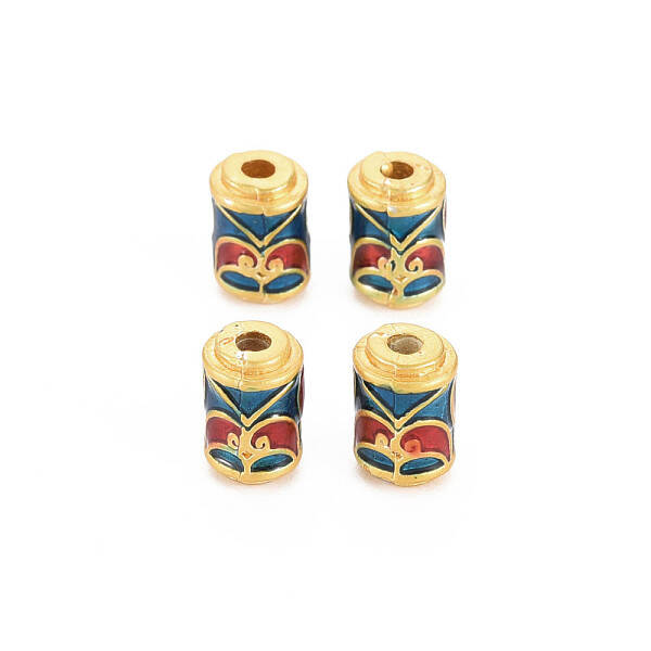 Rack Plating Alloy Enamel Beads