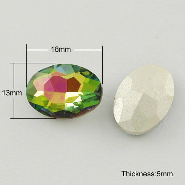 Glass Pointed Back Rhinestone