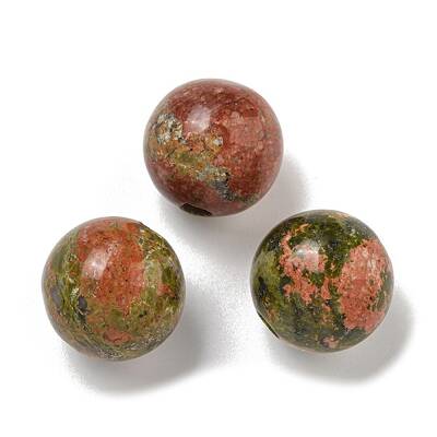 Natural Unakite Beads