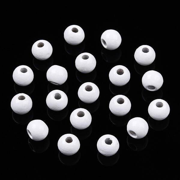 Spray Painted Alloy Beads