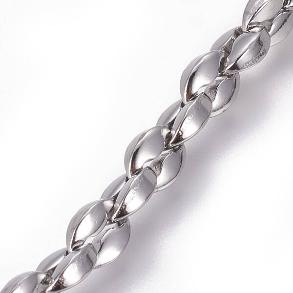 Tarnish Resistant 304 Stainless Steel Oval Link Chains