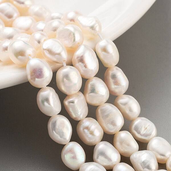 Natural Cultured Freshwater Pearl Beads Strands