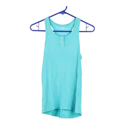 Age 13-14 Zara Vest - Medium Blue Cotton Blend