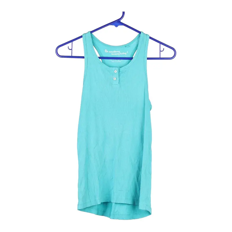 Age 13-14 Zara Vest - Medium Blue Cotton Blend