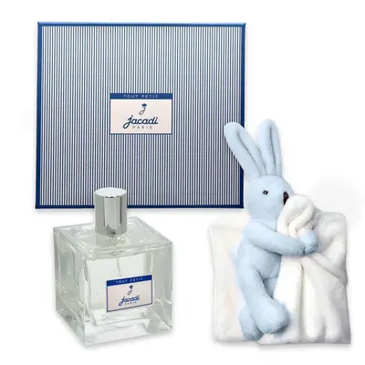 Jacadi tout petit gift set - 100 ml scented water + blue bunny