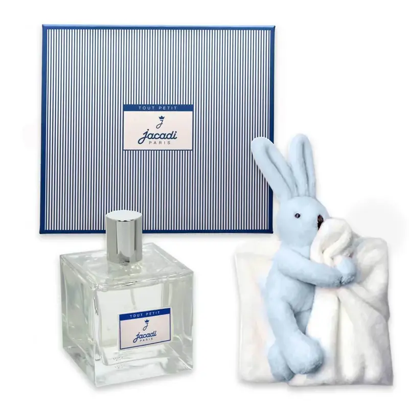 Jacadi tout petit gift set - 100 ml scented water + blue bunny