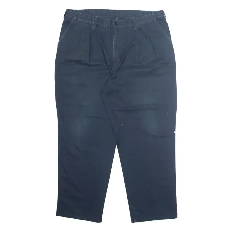 DICKIES Chino Mens Trousers Blue Regular Straight W36 L28