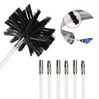 Dryer Vent Cleaning Kit, 7 Counts/set Including 6 Counts Rod & 1 Count Brush Head, Cleaning Tool for Dryer Vent, Kitchen Clea...