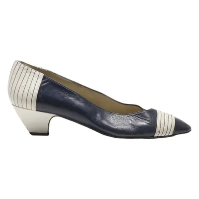 NORMA BETANCOURT Pump Heels Blue Leather Womens UK 7