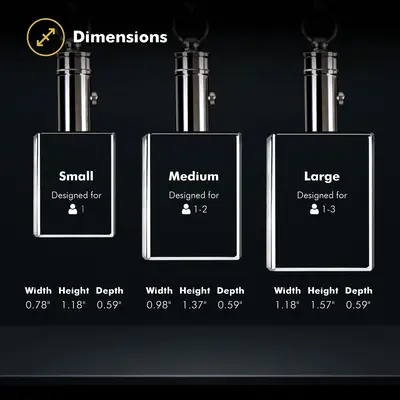 2D Memory Crystal™ - Keychain - Zodiac - Libra-Medium