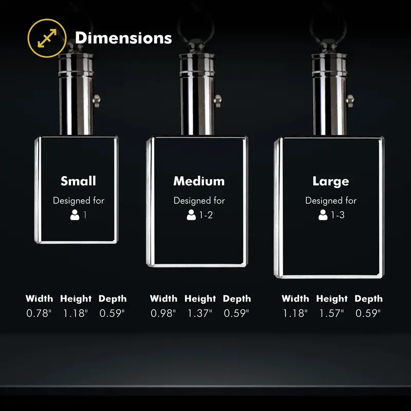 2D Memory Crystal™ - Keychain - Zodiac - Libra-Medium