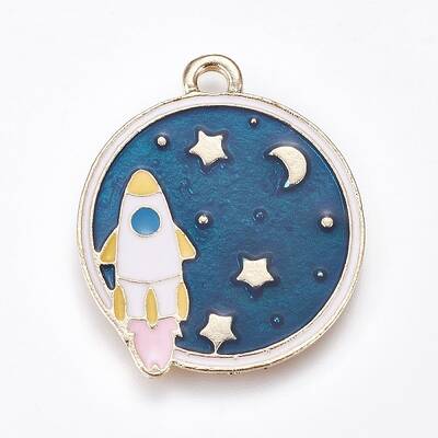 Alloy Enamel Pendants