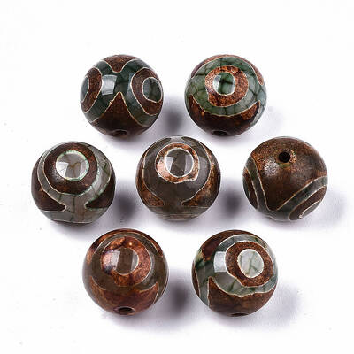 Tibetan Style dZi Beads