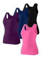 【Plus Size】 Solid Color Tank Top, Casual Comfortable Sleeveless Top for Summer, Women's Plus Size Sleepwear & Loungewear ...