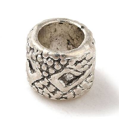 Tibetan Style Alloy European Beads