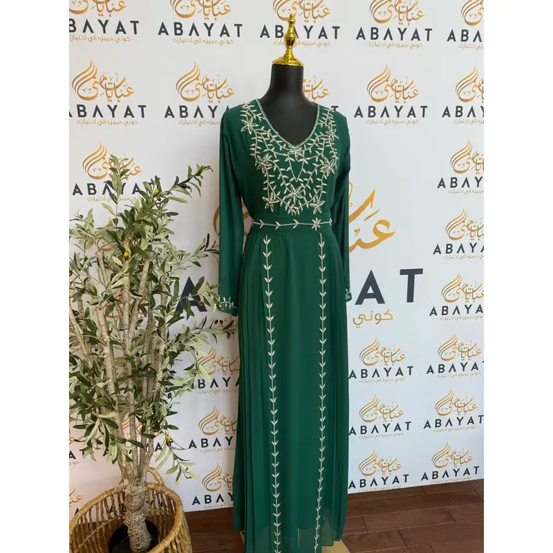Elegant Green Kuftan