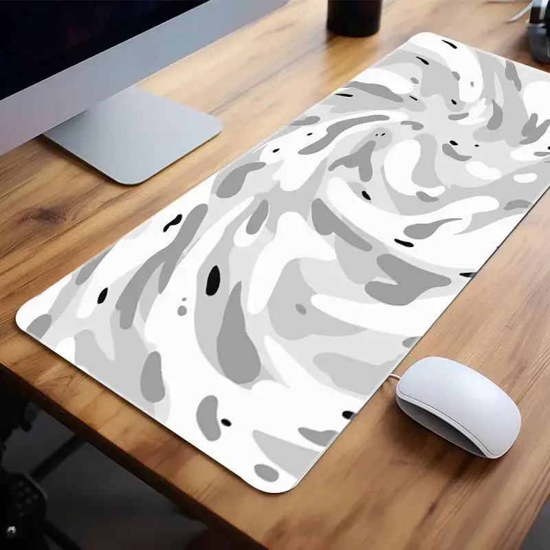 Abstract Swirl Pattern Mouse Pad, 1 Count Non-slip Mousepad, Laptop Computer Keyboard Mat, Desk Mat for Office Home Room, Sum...