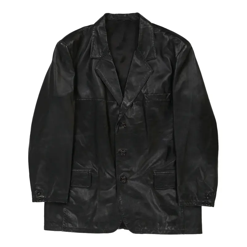 Pacimp Leather Jacket - 2XL Black Leather