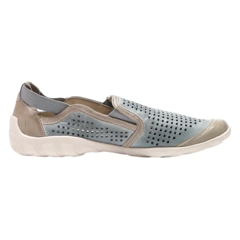 REMONTE Pump Shoes Blue Leather Mens UK 8