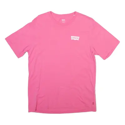 LEVI'S Mens T-Shirt Pink S