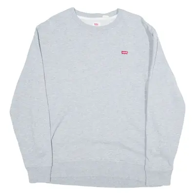 LEVI'S Womens Sweatshirt Grey M