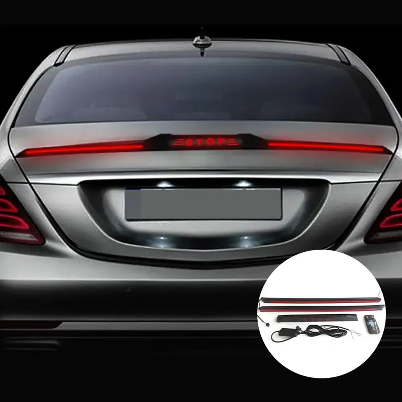 Car LED Tail Light Strip, Adjustable Multi-mode Car LED Tail Light Strip with Remote Control, Universal Car Tail Light Strip ...
