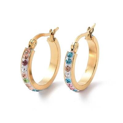 304 Stainless Steel Hoop Earrings