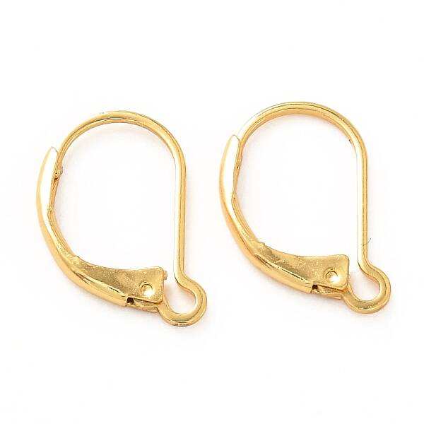 Brass Leverback Earring Findings