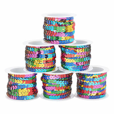 Plastic Paillette/Sequins Chain Rolls