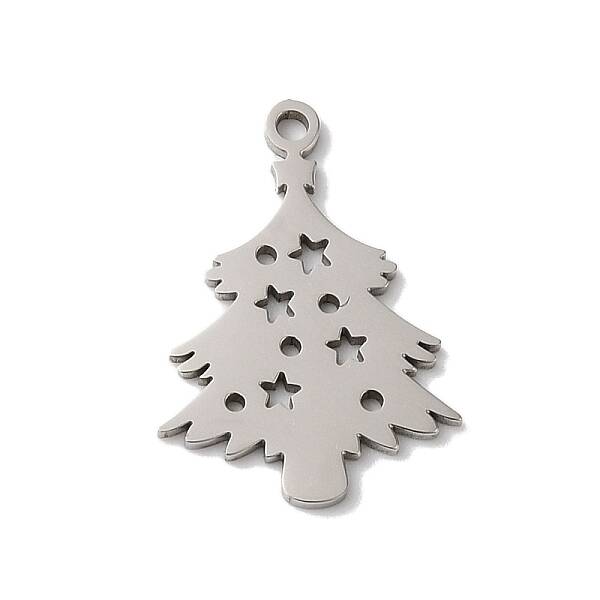 Non-Tarnish 5Pcs Christmas 201 Stainless Steel Pendants