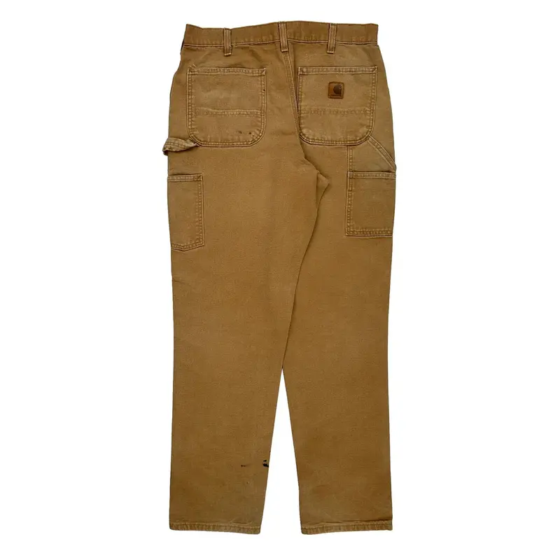 Carhartt Cargo Carpenter Trousers - 34? Waist Brown Cotton