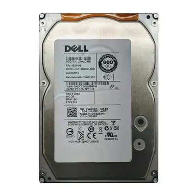 W348K Dell 600GB 6Gb/s SAS 15000 3.5-Inch Hard Drive