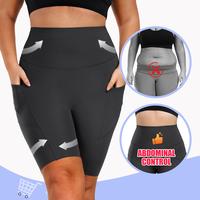 [Size up recommended] Viconow Tummy Control Workout Shorts for Women with Pockets - High Waist Bike Shorts for Gym Workout At...