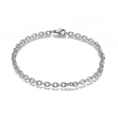 Tarnish Resistant 304 Stainless Steel Cable Chain Bracelets