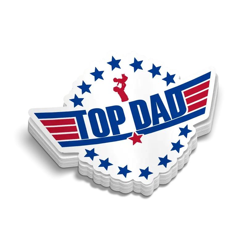 Top Dad - Hard Hat Decal