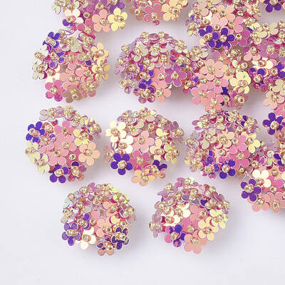 PVC Paillette Cabochons