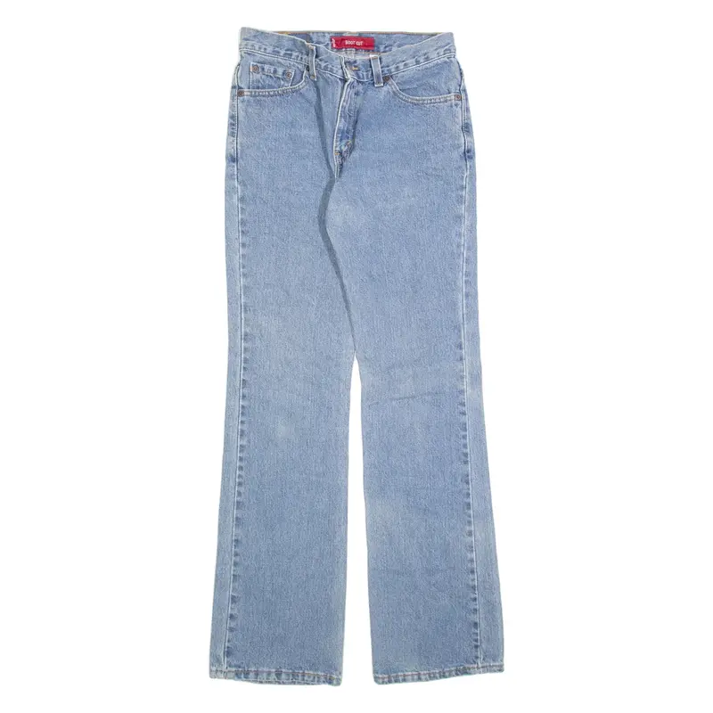 LEVI'S Girls Jeans Blue Regular Bootcut W29 L33
