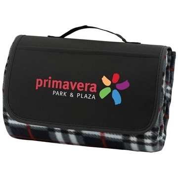 6 Custom Plaid Picnic Blanket - Waterproof & Portable
