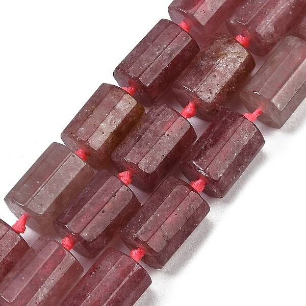 Natural Strawberry Quartz Beads Strands