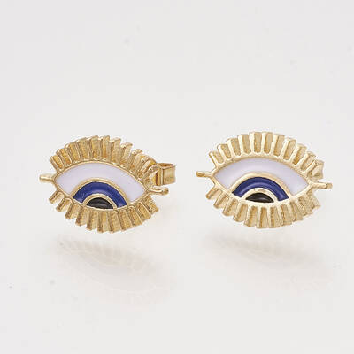 Brass Stud Earrings