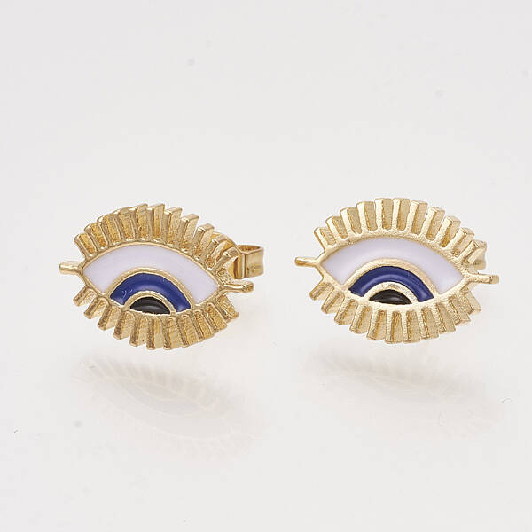 Brass Stud Earrings