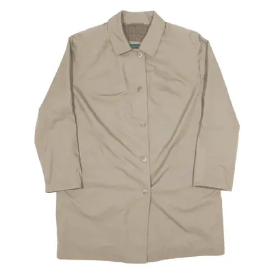 SWALL Blanket Lined Womens Trench Coat Beige 90s L