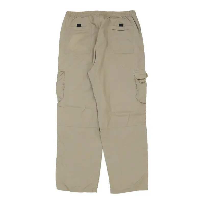 Fila Cargo Trousers - Large Beige Polyester Blend