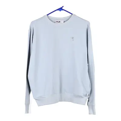 Fila Sweatshirt - Medium Blue Cotton Blend