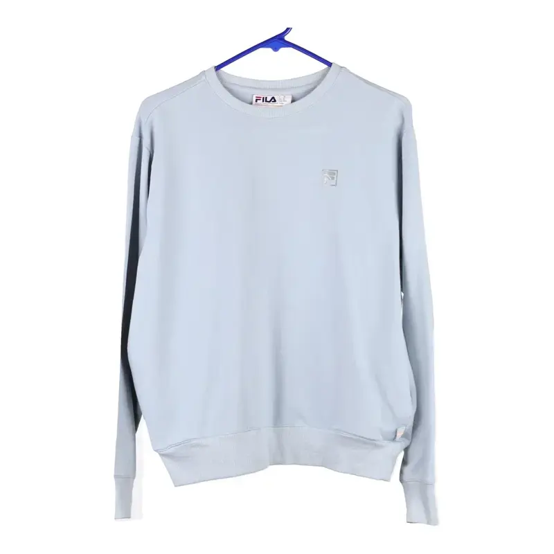 Fila Sweatshirt - Medium Blue Cotton Blend