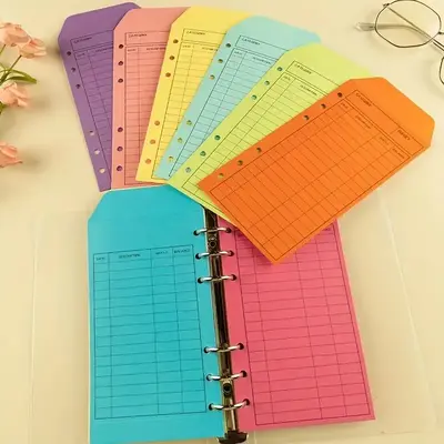 A5/A6 Cash Envelope for Budgeting, 12pcs Vertical Budget Envelope for Saving Money, Budget Binder Accessories, Home & Office ...