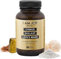 I Am Joy co. Ormus Shilajit Lion's Mane - Ultimate Brain Power! Monoatomic 24k Gold - The Only Blend of Its Kind for Energy, ...