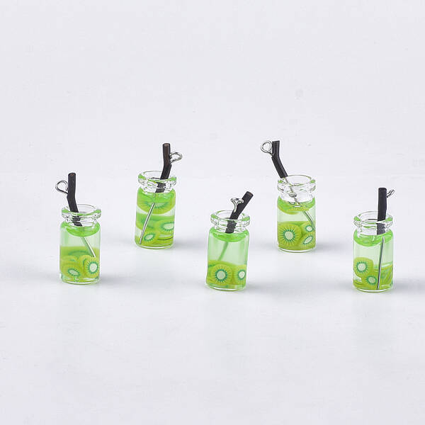 Glass Bottle Pendants