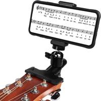 Guitar Bass  Phone Holder Live Broadcast Bracket Clip Compatible with , Compatible with   Phones (Guitar  Phone Holder)