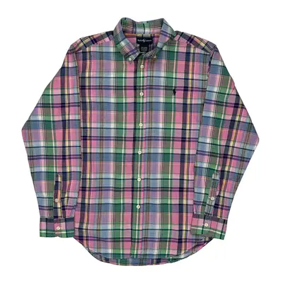 Age 14-16 Ralph Lauren Checked Shirt - XL Multicoloured Cotton
